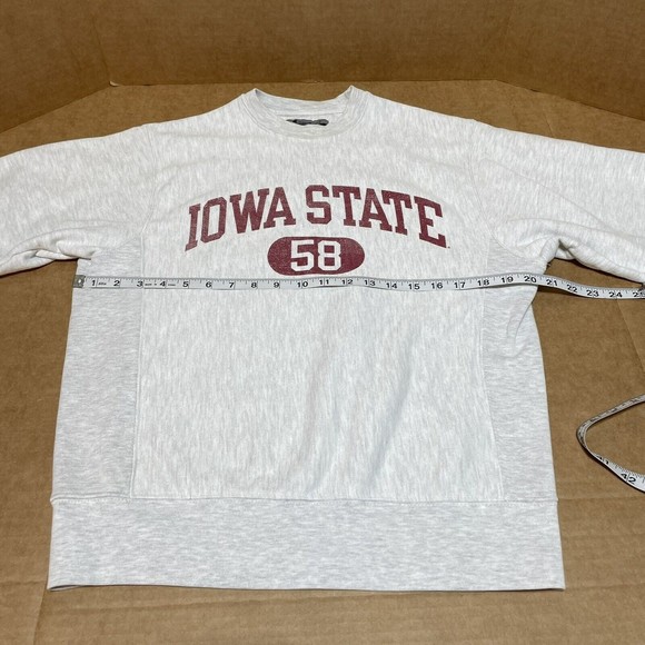 Vintage Iowa State Cyclones Champion Reverse Weave Crewneck Small Grey VTG - Picture 9 of 11